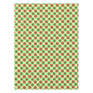 Customisable Xmas Flower Power Tablecloth