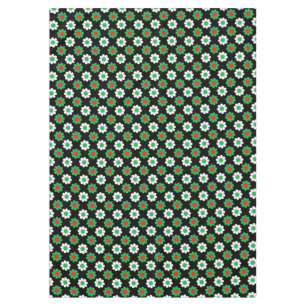 Customisable Xmas Flower Power Tablecloth