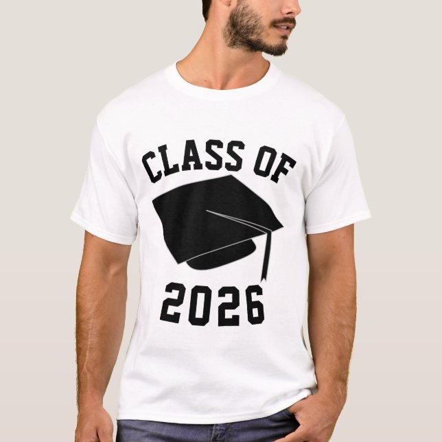 Customisable Year "Class Of" Graduation Shirt (Front)