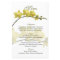 Customisable Yellow Orchids Wedding Menu Card