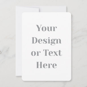 Customisable Your Design or Text Here Personalised Card