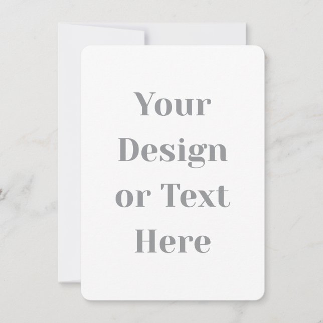 Customisable Your Design or Text Here Personalised Card (Front)