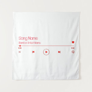 Customisable Your Favourite Music Tapestry