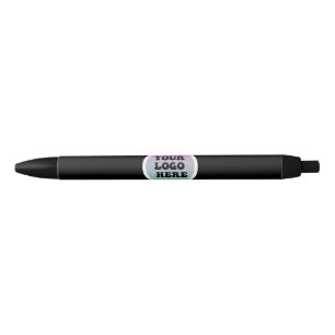 Customisable Your Logo Here branding Black Ink Pen
