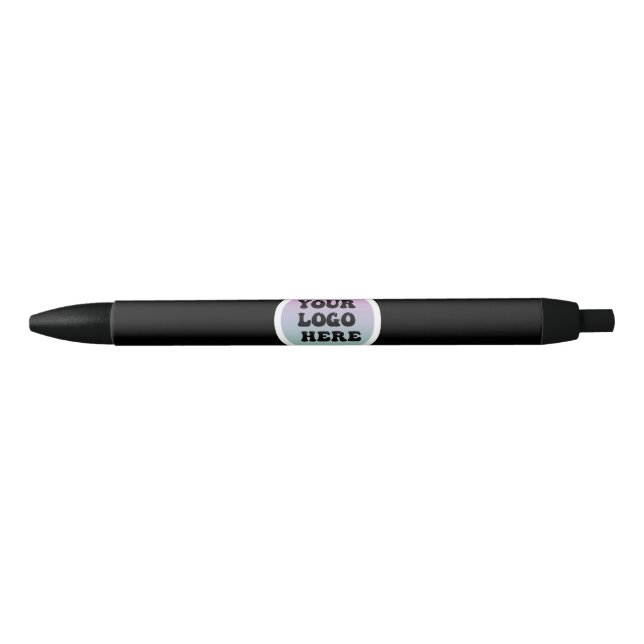 Customisable Your Logo Here branding  Black Ink Pen (Front)