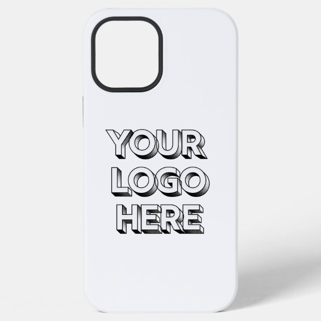 Customisable Your Logo Here iPhone 12 Pro Max Case (Back)