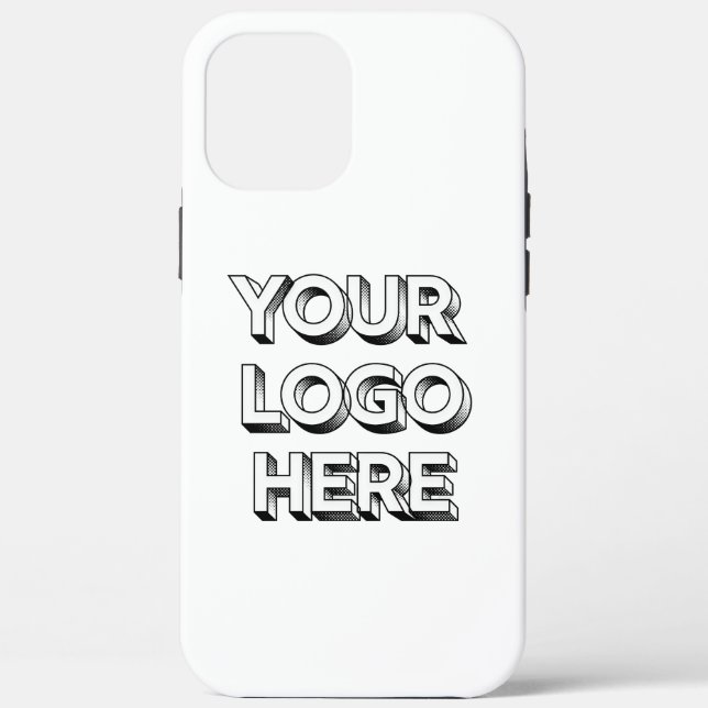 Customisable Your Logo Here iPhone 12 Pro Max Case (Back)