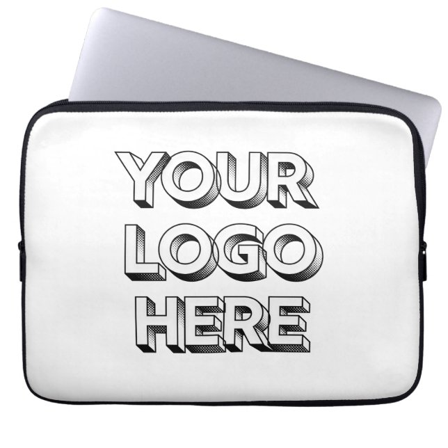 Customisable Your Logo Here Laptop Sleeve (Front)