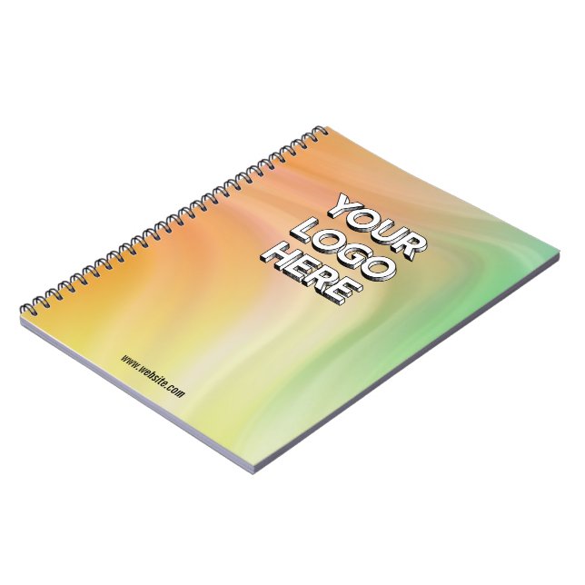 Customisable Your Logo Here Notebook (Left Side)