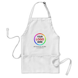 Customisable "your logo here" standard apron