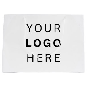Customisable Your Logo Photo Artwork Or Branding Large Gift Bag