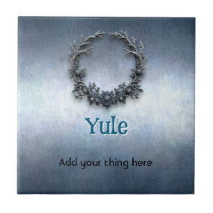 Customisable Yule Ceramic Tile