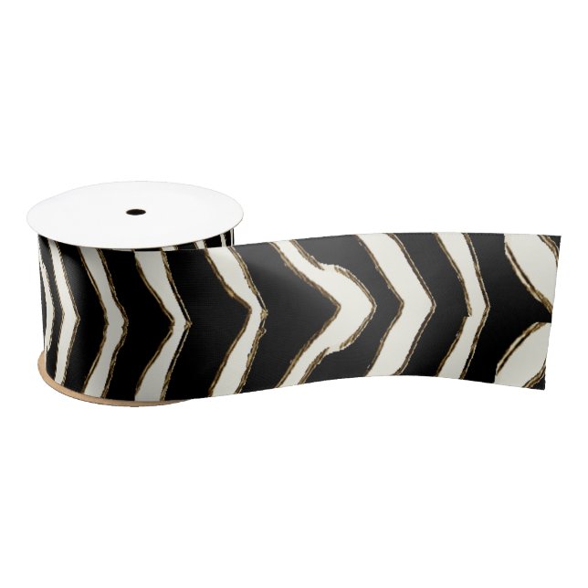 Customisable Zebra Print Ribbon Satin Ribbon (Spool)