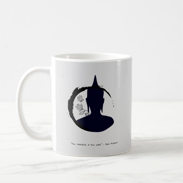 Customisable Zen Mug with Personalised Message (Left)