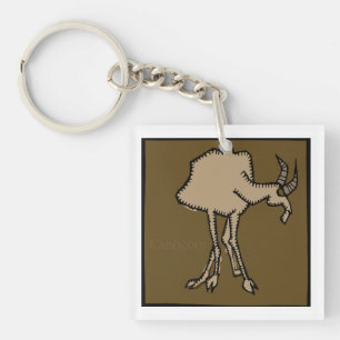 Customisable Zodiac Sign Capricorn 2sided Keychain
