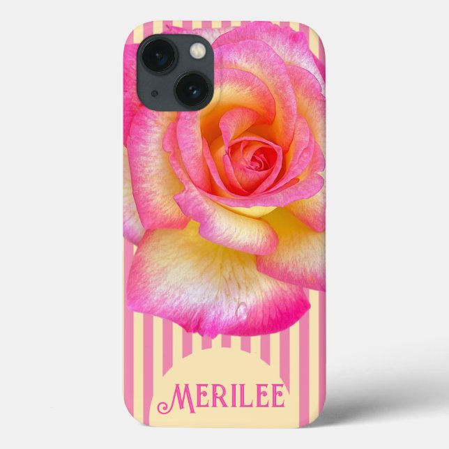 Customisable'Wildflowers' Apple iPhone / iPad case (Back)