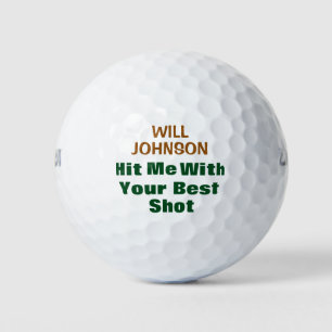 Customisation and Personalised Golf Balls You Name