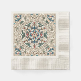 customisation-Renaissance Floral Elegance Paper Napkin