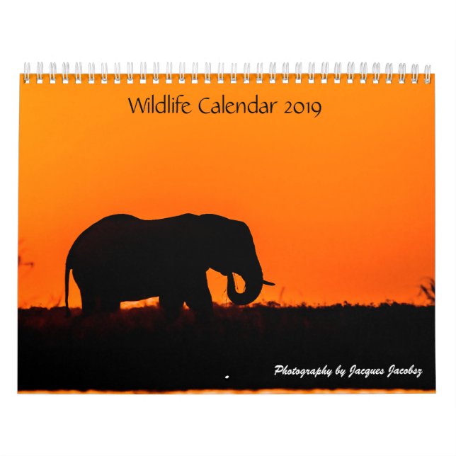 Customisation Wildlife Calender Calendar (Cover)