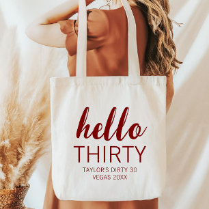 Customise 20th 30th 40th 50th Birthday Group Squad Tote Bag