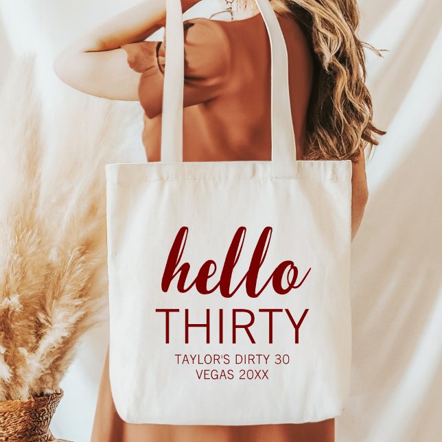 Customise 20th 30th 40th 50th Birthday Group Squad Tote Bag (Creator Uploaded)