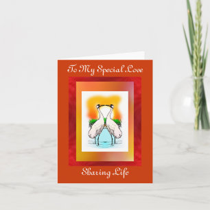 Customise A Special Love Holiday Card
