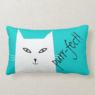 Customise-able! You can change bkg colour and text Lumbar Cushion