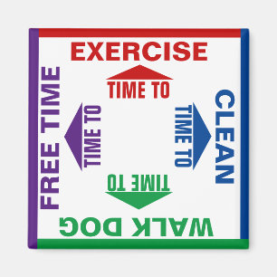 Customise Activities & Chores Magnet