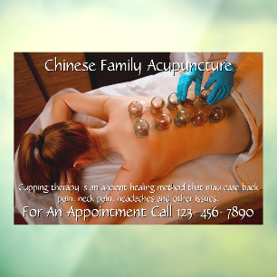 Customise Acupuncture Cupping Therapy Business 5