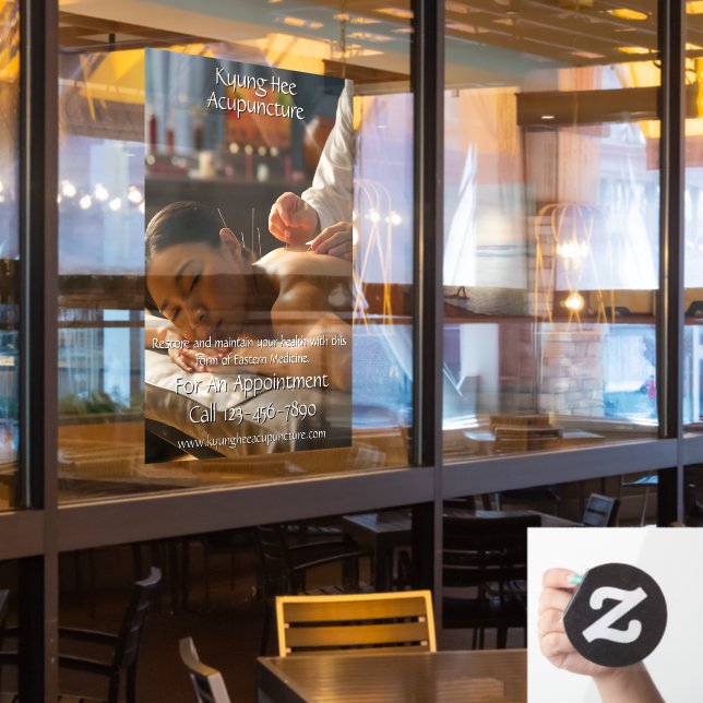 Customise Acupuncture Therapy Clinic (Restaurant Window)
