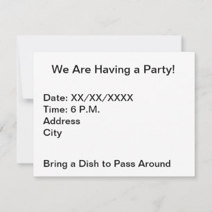 Customise Add Name Photo or Artwork Invitation