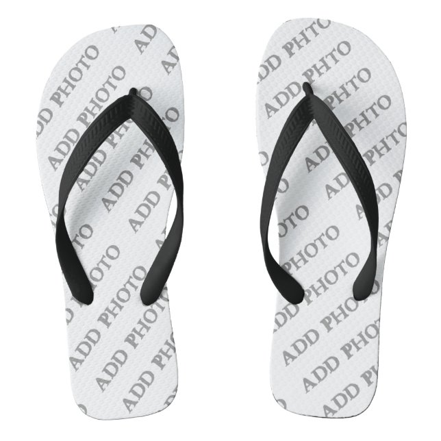 Customise Add Name Photo or Artwork Thongs (Footbed)