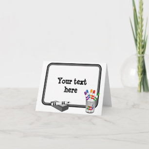 Customise and Send Smiles Mini Whiteboard Card