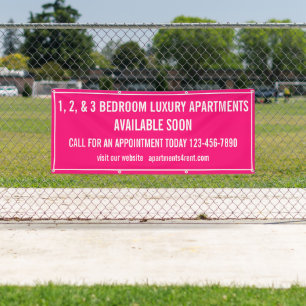 Customise Apartments For Rent Multi Coloured Small Banner
