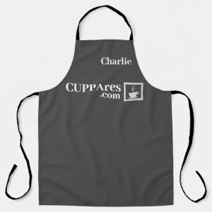 Customise Apron - Business Promoting Grey