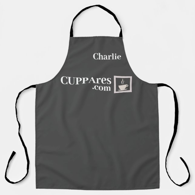 Customise Apron - Business Promoting Grey (Front)