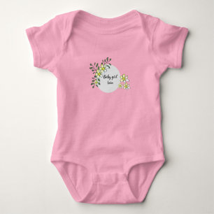 Customise baby girl bodysuit