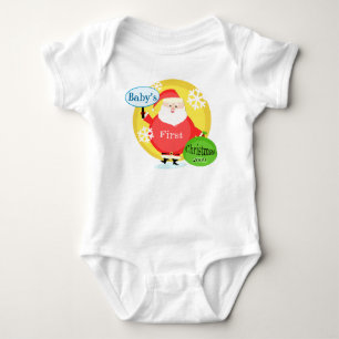 Customise Baby's First Christmas Bodysuit