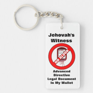 Customise Back Text - Advanced Directive Key Ring