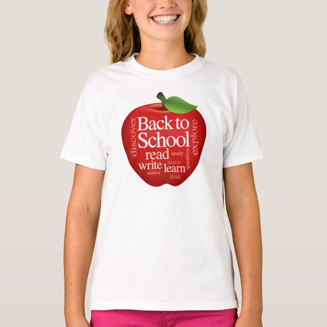 Customise Back to School  T-Shirt (Front)