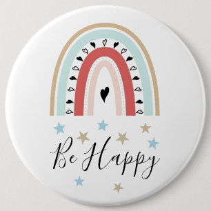 Customise Badge - Rainbow, Hearts and Stars