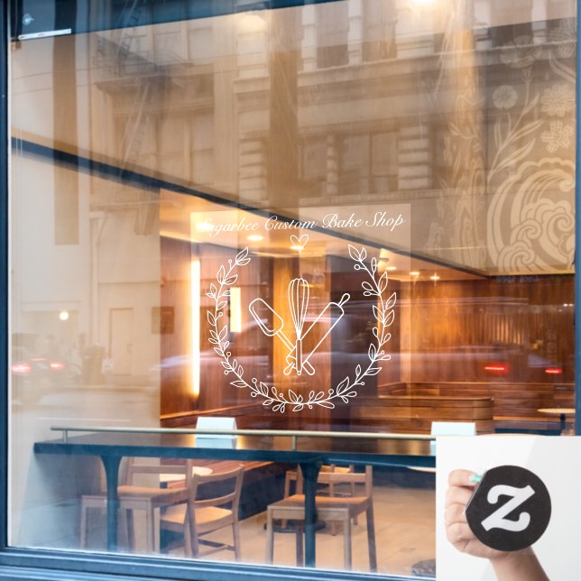 Customise Bakery Bake Shop Business (Cafe Window)