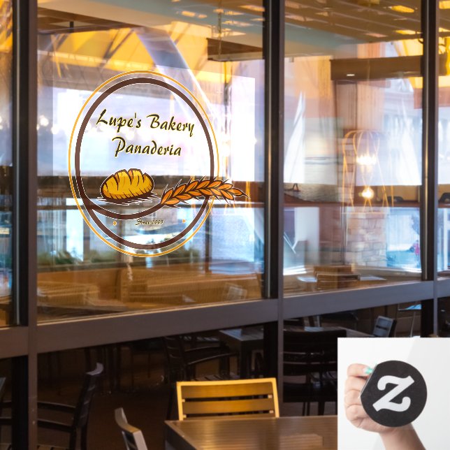 Customise Bakery Shop Bread Grain Front  (Restaurant Window)