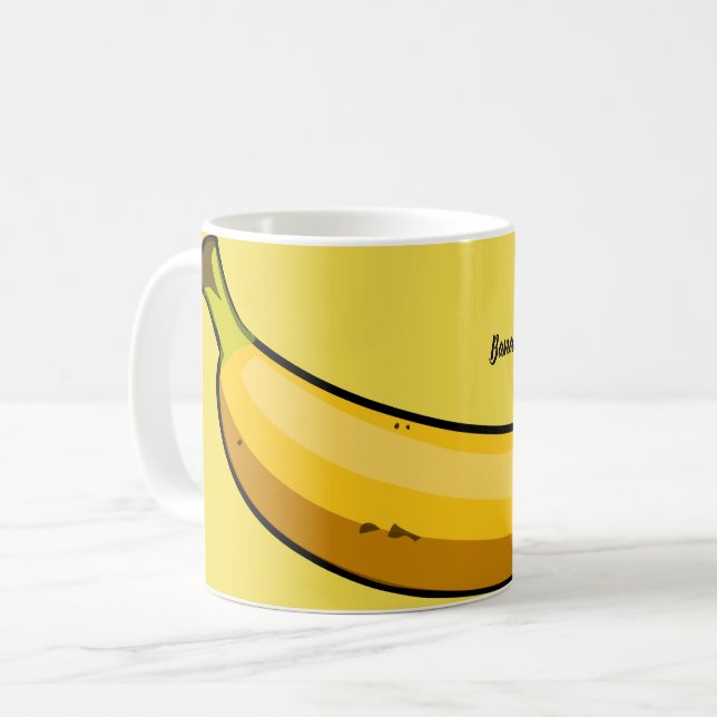 Customise Banana Coffee Mug (Front Left)