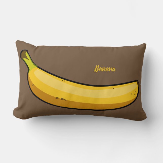 Customise Banana Lumbar Cushion (Front)