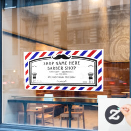 Customise Barber Shop Advert Front