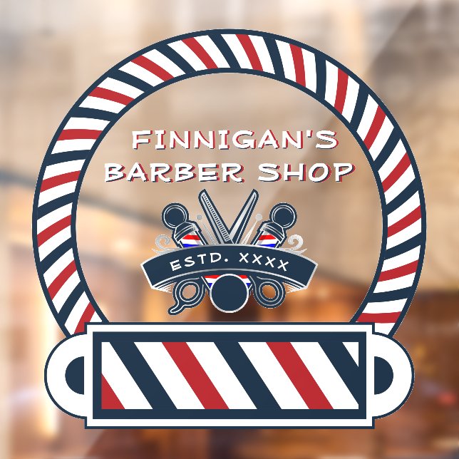 Customise Barber Shop Pole Colours Front  (Sheet 2)