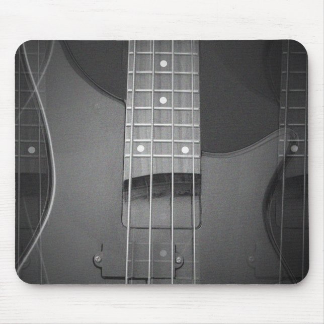 Customise Bass Guitar Modern Trendy Music Mouse Pad (Front)