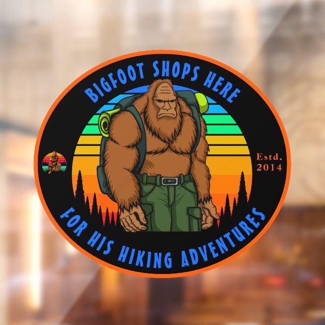 Customise Bigfoot Hiking Sporting Goods Shop   (Sheet 2)
