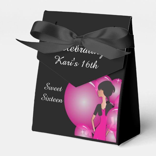 Customise Birthday Party Box Favours (Front Side)